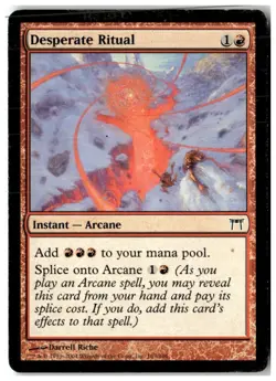 MTG Desperate Ritual - Champions of Kamigawa Heavily Played English - Image 1