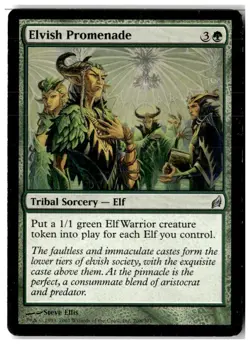MTG Elvish Promenade - Lorwyn Heavily Played English - Image 1
