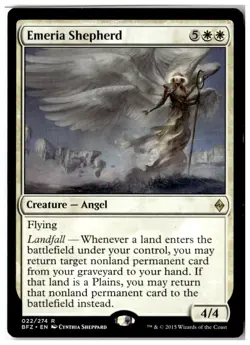 MTG Emeria Shepherd - Battle for Zendikar Moderately Played English - Image 1