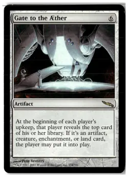 MTG Gate to the Aether - Mirrodin Moderately Played English - Image 1