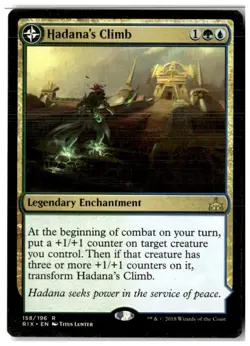 MTG Hadana's Climb - Rivals of Ixalan Moderately Played English - Image 1