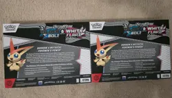 Pokemon Black Bolt & White Flare Victini Illustration Collection Box LOT OF 2 - Image 2