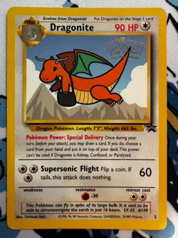 Pokemon Dragonite WOTC Black Star Promo 5 HP - Image 1