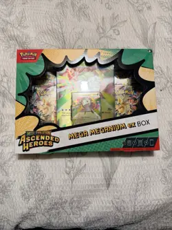 Pokemon Mega Meganium Ex Box Ascended Heroes Tcg Boosters Promo New Sealed - Image 1