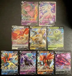 Pokemon TCG V Lot Mew Mewtwo Dragonite Zapdos Celebi Ultra Rare NM - Image 1