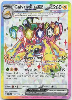 Galvantula ex 159/142 Ultra Rare Stellar Crown Pokemon Near Mint - Image 1