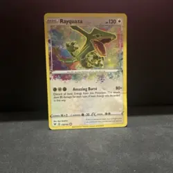 Pokemon TCG Rayquaza 138/185 SWSH04 Vivid Voltage Amazing Rare Holo 120 HP - Image 1