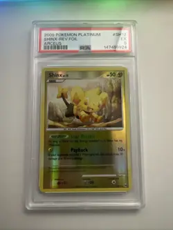 2009 POKEMON PLATINUM ARCEUS #SH12 SHINX-REVERSE FOIL PSA 5 - Image 1