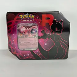 Pokemon TCG Team Rocket Tin box - Mewtwo ex -New- Sealed - - Image 1