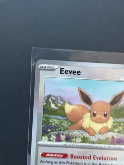 Pokemon Eevee 074/131 Sv: Prismatic Evolutions Holo MASTER BALL - Image 2