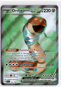 Orthworm ex #162 Pokemon Stellar Crown Full Art - Image 1