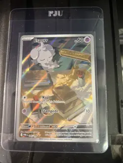 Pokemon Espurr IR Illustration Rare Full Art Near Mint Perfect Order 095/088 - Image 1
