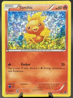 Torchic 3/12 McDonald’s Promo Confetti Holo 2015 Pokemon TCG LP - Image 1