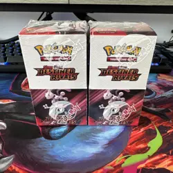 Pokemon TCG Destined Rivals 2x Half Booster Boxes 36 Packs SEALED - Image 1
