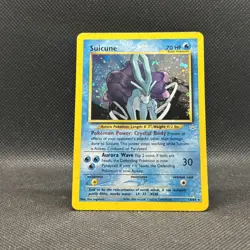 Suicune 14/64 Neo Revelation Holo LP SWIRL Pokemon TCG - Image 4