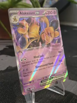 Pokemon TCG Alakazam EX Black Star Promo SVP 050 NO STAR HOLO ERROR NM - Image 2