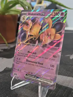 Pokemon TCG Alakazam EX Black Star Promo SVP 050 NO STAR HOLO ERROR NM - Image 3