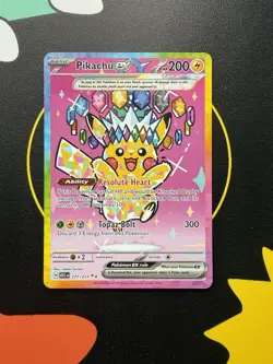 Pikachu EX - 277/217 - Ascended Heroes - SIR - Pack Fresh - Pokemon TCG - Image 2