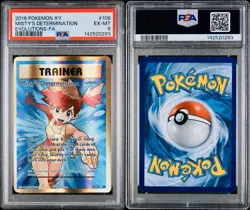 POKEMON PSA 6 MISTY’S DETERMINATION FULL ART 108/108 EVOLUTIONS ENGLISH 2016! - Image 3