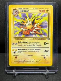 Jolteon 20/64 Rare Pokemon 1999 Jungle - MP - Image 1