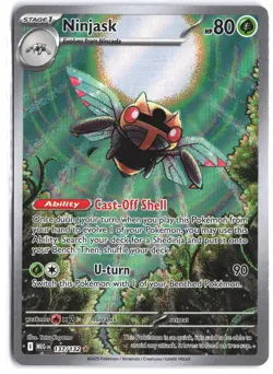 Ninjask 137/132 Illustration Rare Mega Evolution Pokemon - Image 1