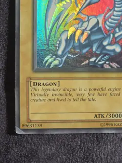 Yu-Gi-Oh! Blue-Eyes White Dragon SDK-001 Ultra Rare Vintage 2002 LP/NM - Image 4