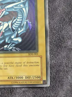 Yu-Gi-Oh! Blue-Eyes White Dragon SDK-001 Ultra Rare Vintage 2002 LP/NM - Image 5