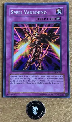 Spell Vanishing - DCR-101 - Super Rare - Unlimited - Yugioh - LP - Image 1