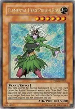 Yugioh - Elemental HERO Poison Rose (Super Rare) (Unlimited) - PP02-EN006 (P) - Image 1