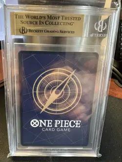 Roronoa Zoro One Piece PRB02-006 SP The Azure Sea OP14 BGS 9.5 JP - Image 2