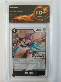 One Piece Rebecca (OP04-092) Judge Promos CGG 10+ Triple 28460521 - Image 1