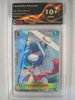 One Piece Charlotte Amande (OP04-105) Unnumbered Promos CGG 10+ Triple 28460450 - Image 1