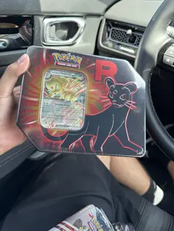 Pokemon Team Rocket Tin - Persian *Sealed & Ready To Ship* - Image 1