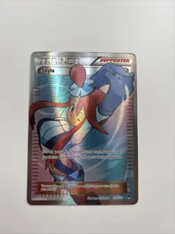 Pokemon TCG Skyla Breakpoint Holo Full Art Ultra Rare Trainer Card 122/122. NM - Image 1