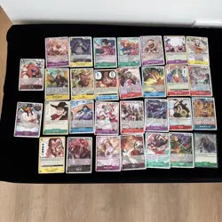 One Piece TCG 30 Card Lot All Rare R Cards Mixed Lot NM+ Bulk (Lot 103) - Image 1