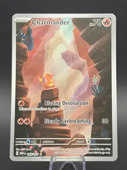 Pokemon TCG Charmander Scarlet & Violet 151 Card 168/165 English NM / Mint - Image 1