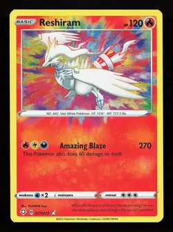 Reshiram 017/072 Amazing Rare Shining Fates Pokemon Card - Image 1