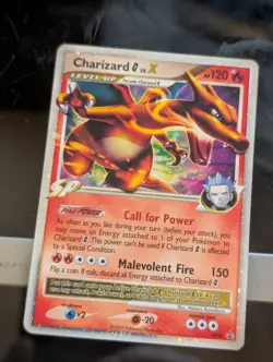 Pokemon Charizard G Lv.X Diamond & Pearl Promo Holo DP45 120 HP Level Up Card - Image 2