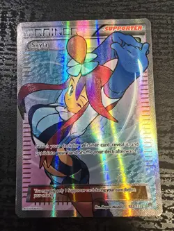 Pokemon TCG Skyla 122/122 XY BREAKpoint Full Art Ultra Rare Holo Trainer Card HP - Image 2