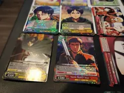 Weiss Schwarz 341‑Card Bulk Lot – Anime TCG – Rares/Uncommons - Attack on Titan - Image 4