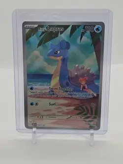Pokemon TCG Misty's Lapras Holo Card 194/182 Sv10: Destined Rivals - Image 1