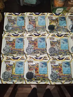 18x Pokemon TCG: Sword & Shield Brilliant Stars 3 Pack Blister -Glaceon/ Leafeon - Image 3