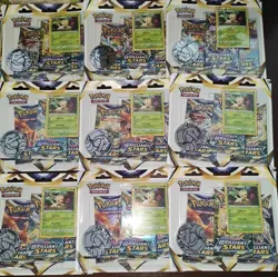 18x Pokemon TCG: Sword & Shield Brilliant Stars 3 Pack Blister -Glaceon/ Leafeon - Image 4