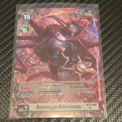 Armageddemon BT5-085 15000 Power 15 Cost Digimon CCG Single Card - Image 1