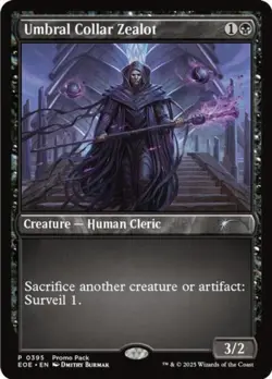 Umbral Collar Zealot -Foil Near Mint MTG Promo Pack: Edge of Eternities - Image 1
