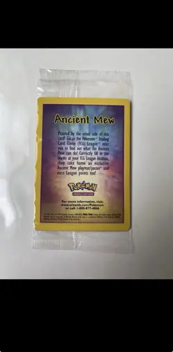 Pokemon Ancient Mew Factory Sealed Promo Pokemon 2000 Movie Pokemon Card - Image 1