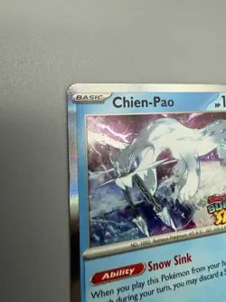 Chien-Pao 152 Sv: Scarlet & Violet Promo Cards Holo SURGING SPARKS STAMPED - Image 2