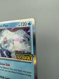 Chien-Pao 152 Sv: Scarlet & Violet Promo Cards Holo SURGING SPARKS STAMPED - Image 3