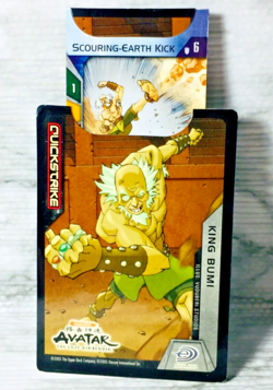 2005 Upper Deck AVATAR The Last Airbender KING BUMI Quickstrike CHAMBER CARD!! - Image 1