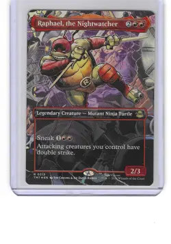 MTG Raphael, the Nightwatcher (Borderless Foil) Teenage Mutant Ninja Turtles 213 - Image 1